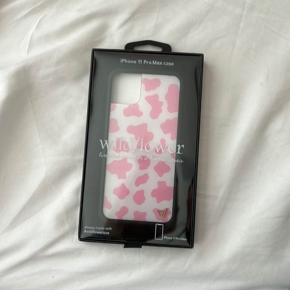 Pink Cow Wildflower iPhone 11 Pro Max Case